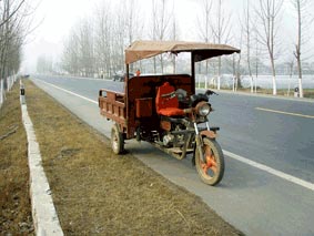 Dreirad in Wuhan